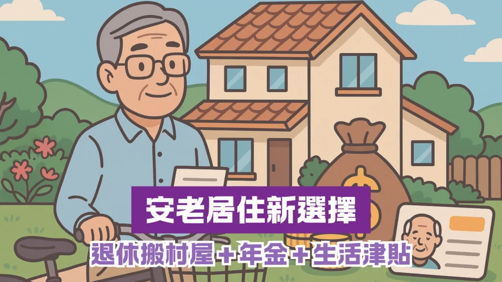 安老居住新選擇|退休搬村屋+年金+生活津貼 打造理想生活模式